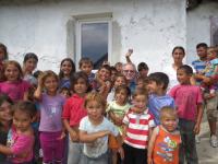 Terry Bridle with the Gypsy Children